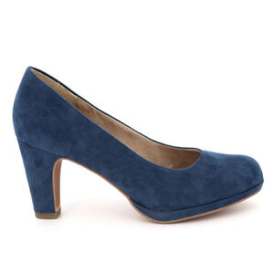 Tamaris Escarpin Blue Suede Heels Pumps Size 42 US 10